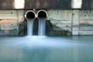 Industrial waste water effluent